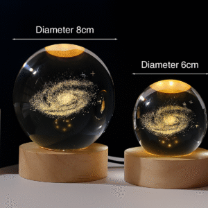 Luxed 3D Galaxy Crystal Ball Lamp