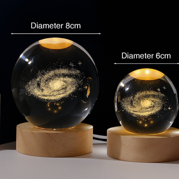 Luxed 3D Galaxy Crystal Ball Lamp - Image 2