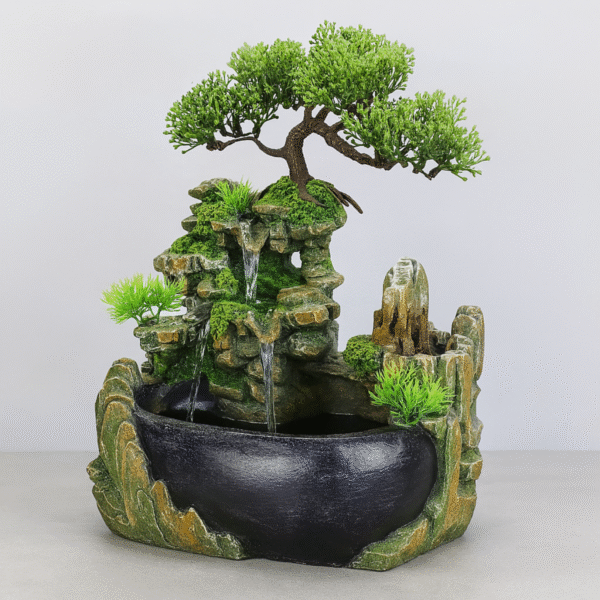 Luxed Flowing Waterfall Fountain - Image 2