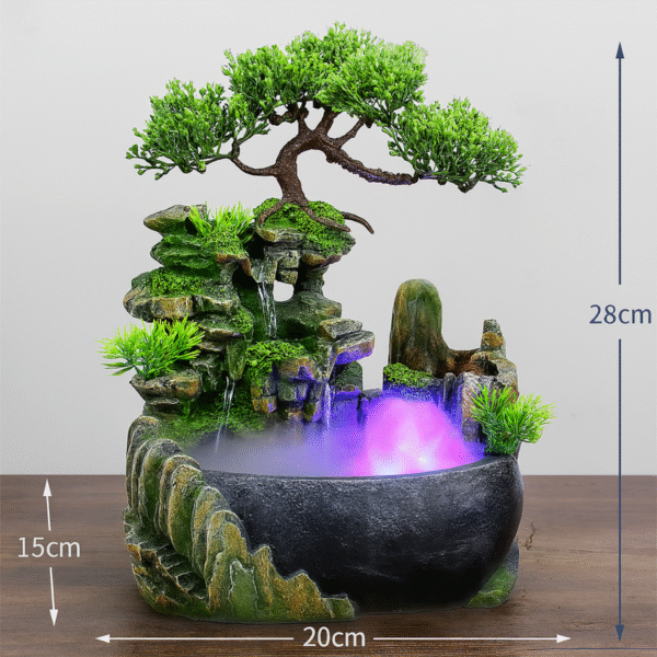 Luxed Flowing Waterfall Fountain - Image 4
