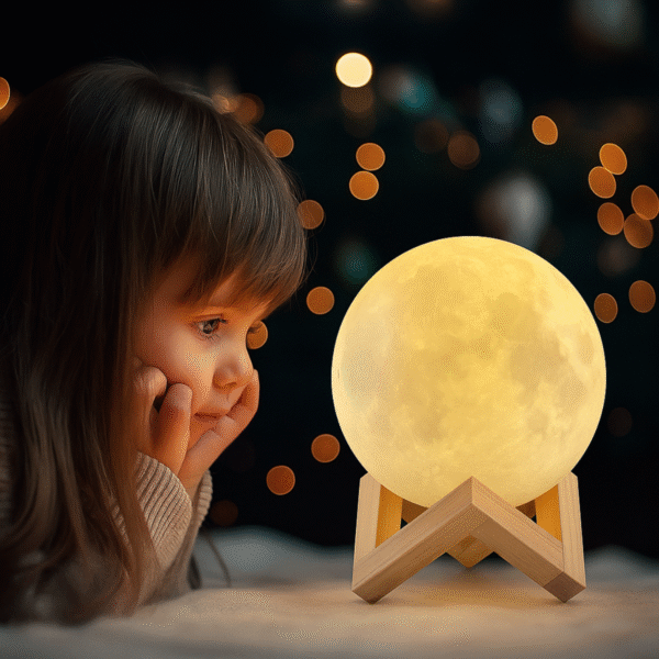 Luxed Galaxy Moon Lamp - Image 3
