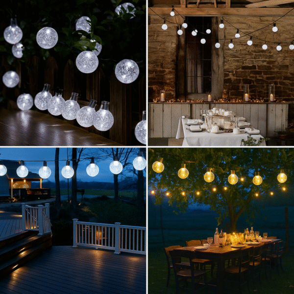 Luxed Solar Crystal Globe Lights - Image 5