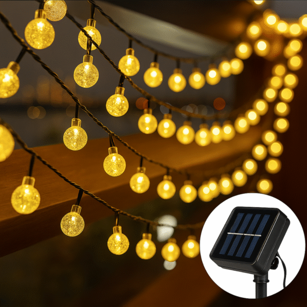 Luxed Solar Crystal Globe Lights - Image 7