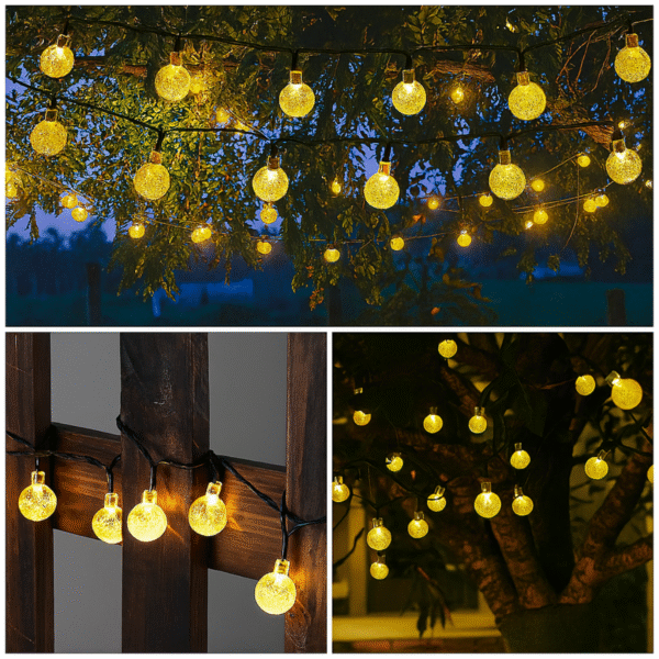 Luxed Solar Crystal Globe Lights - Image 6