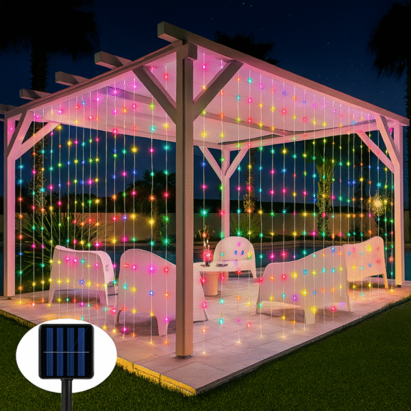 Luxed Solar Curtain Lights - Image 10