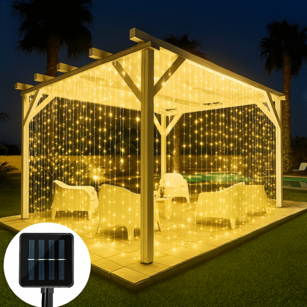 Luxed Solar Curtain Lights - Image 8