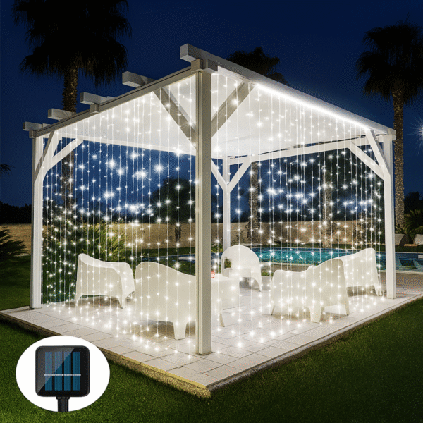 Luxed Solar Curtain Lights - Image 9
