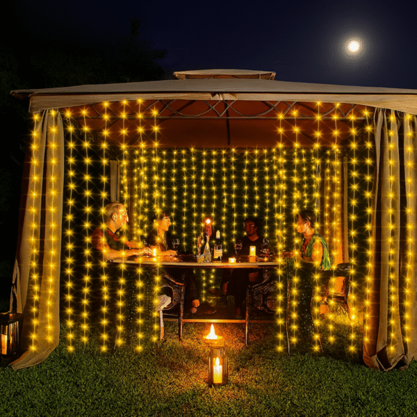 Luxed Solar Curtain Lights - Image 4