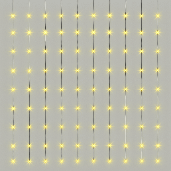 Luxed Solar Curtain Lights