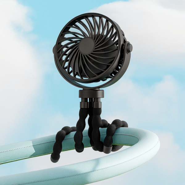 Luxed Mini Octopus Folding Fan - Image 6