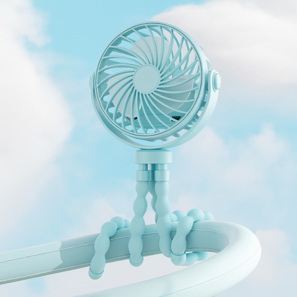 Luxed Mini Octopus Folding Fan - Image 8