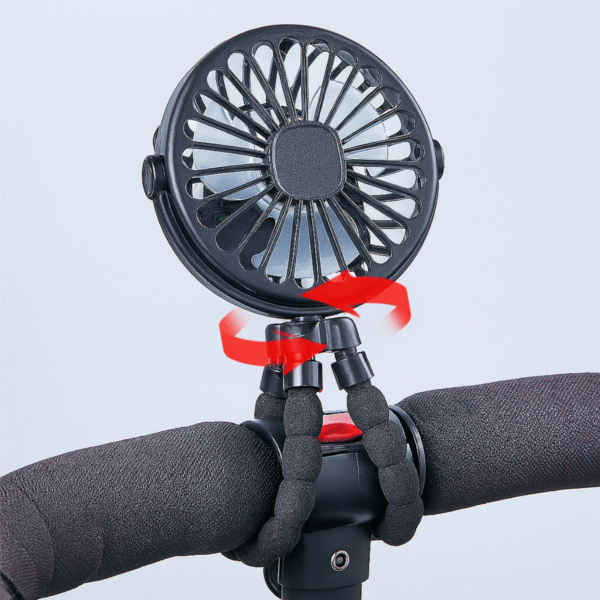 Luxed Mini Octopus Folding Fan - Image 5