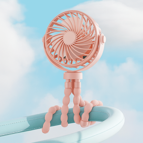 Luxed Mini Octopus Folding Fan - Image 7