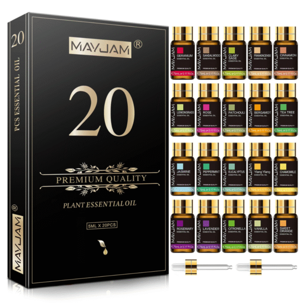 Luxed Essential Oils Gift Set – 20-Piece MAYJAM Collection - Image 2