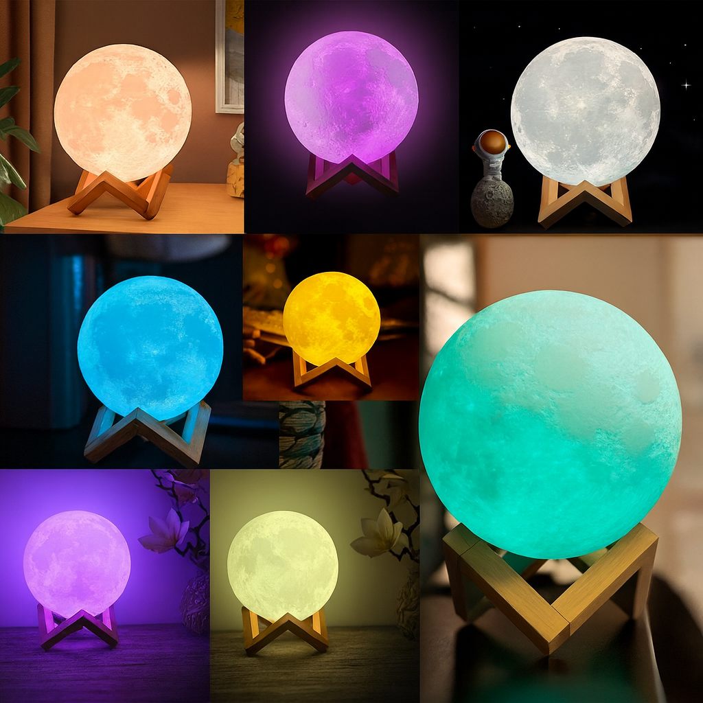 Luxed Galaxy 3D Moon Lamp - Image 5